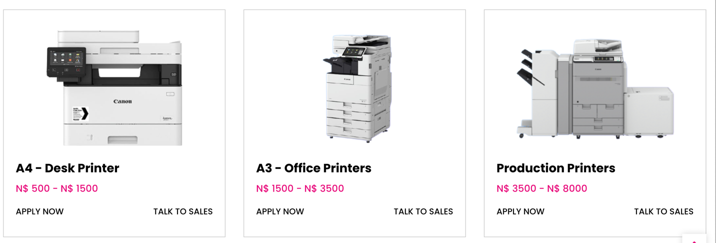 Rent A Printer Nam Tech   Printers 